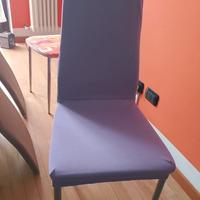 4 copri sedia con schienale