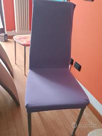 4 copri sedia con schienale