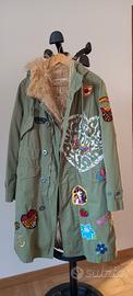 parka verde militare con cappuccio, Nolita de N.