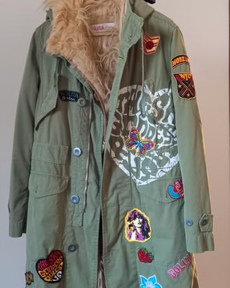 parka verde militare con cappuccio, Nolita de N.