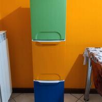 3x Cassonetti racc. diff. scomponibile con secchi