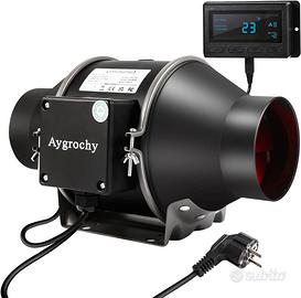 Ventola di aspirazione 100mm con APP e pannello 