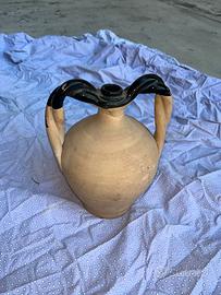 Coppia ceramiche siciliane vintage anni '70
