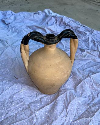 Coppia ceramiche siciliane vintage anni '70