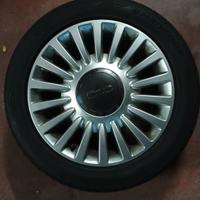 4 cerchi in lega da 15" per fiat 500 pop 