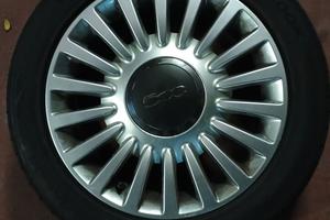 4 cerchi in lega da 15" per fiat 500 pop 