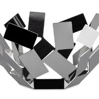 Alessi Fruttiera, Argento, 27.3 x 12.7 x 27.3 cm