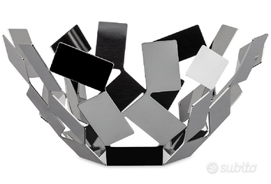 Alessi Fruttiera, Argento, 27.3 x 12.7 x 27.3 cm