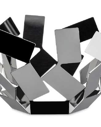 Alessi Fruttiera, Argento, 27.3 x 12.7 x 27.3 cm