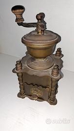 Macinacaffè Antico in Ottone/Bronzo - Stile Barocc