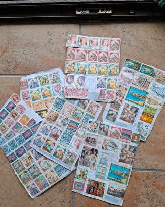 Raccolta vintage di francobolli 