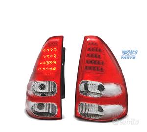 FANALI A LED TOYOTA LAND CRUISER FJ120 03-09 ROSSO