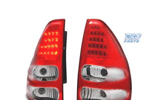 FANALI A LED TOYOTA LAND CRUISER FJ120 03-09 ROSSO