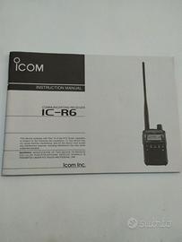 Manuale Originale Inglese Icom IC-R6