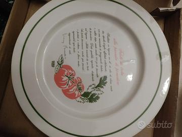 set piatti con ricetta