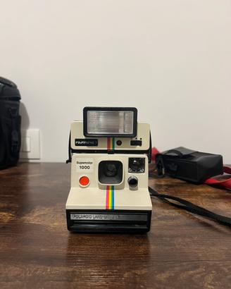 Polaroid 1000 supercolor + flash
