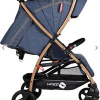 Passeggino baciuzzi in jeans