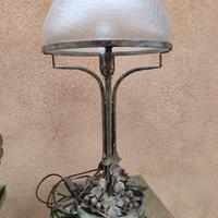 Bellotto Lampada ferro vetro