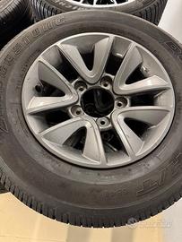 5 cerchi e gomme originali Suzuki Jimny 205/70/15