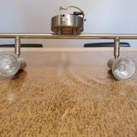 Faretto 2 luci da soffitto orientabile