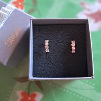 Orecchini in oro Stroili 375 con zirconi 