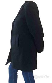 Cappotto doppio petto giaccone grigio