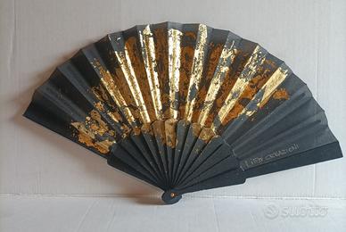 Ventaglio foglia oro