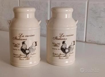 Set Ceramica sale/pepe Panna 