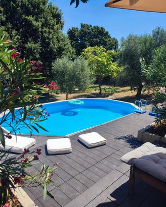 Piscina Acciaio 730x360 Completa di Montaggio