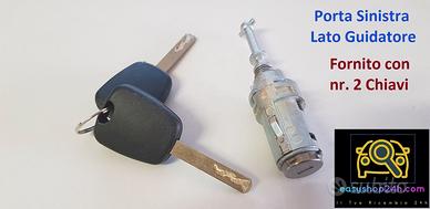 CILINDRETTO SERRATURA PORTA SX PER CITROEN C3 C2 B