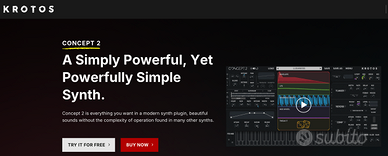 KROTOS AUDIO - synth “CONCEPT 2”
