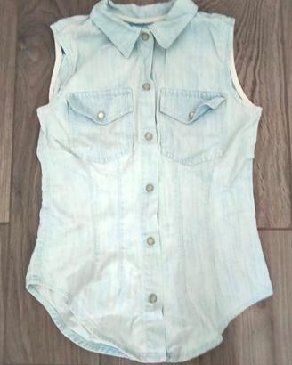 Camicia senza maniche 