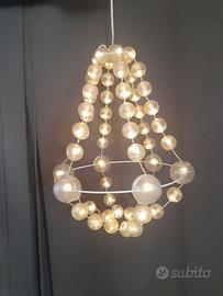 Lampada natalizia a sospensione con sfere