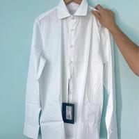 Camicia bianca elegante Prada