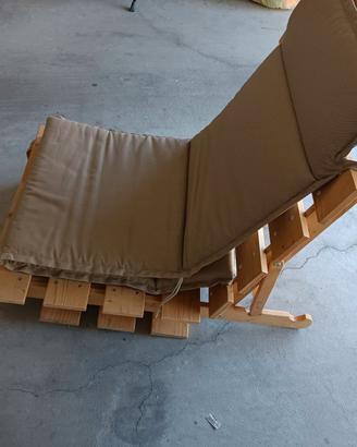 Divano letto Futon IKEA singolo con materassino.
