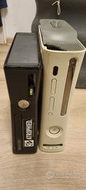 Xbox 360 fat e slim  2 joystick,cavi 10 giochi 