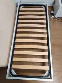 2 Reti a doghe 80x190 con giroletto abbinato