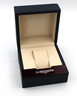 Longines Scatola Orologi Pelle Blu Interno Pelle