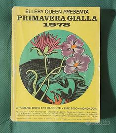 Libro Primavera Gialla 1978 - Ellery Queen - 3 rom