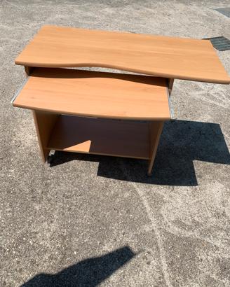 Tavolo ufficio con piano estraibile