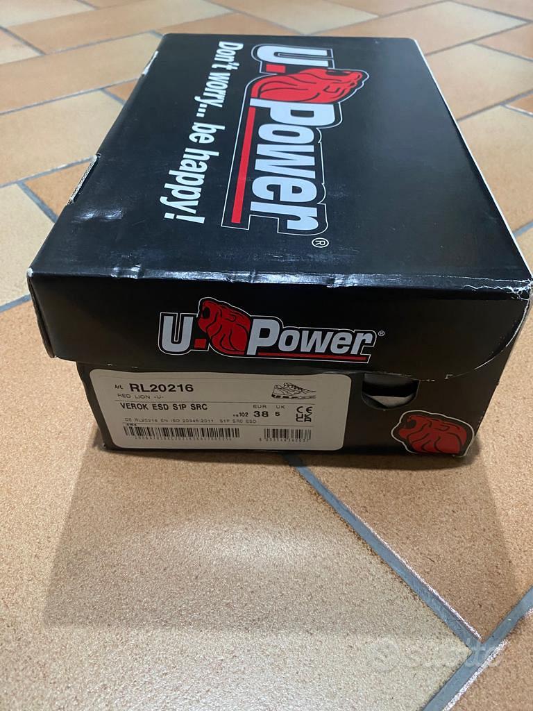 Scarpe antinfortunistiche U-POWER tg.38 - Abbigliamento e Accessori In  vendita a Perugia