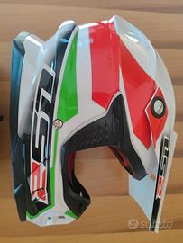 casco LS2 MX456 Tuareg bianco/rosso/verde tg.S