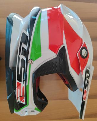 casco LS2 MX456 Tuareg bianco/rosso/verde tg.S