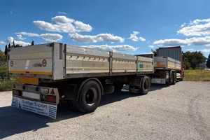 Rimorchio 2 assi SPONDE ALLUMINIO DIANACAR