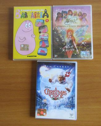 dvd Winx - Barbapapa- Jim Carrey
