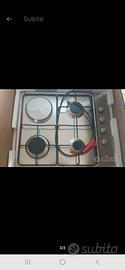 piano cottura 3 fuochi 1 piastra
