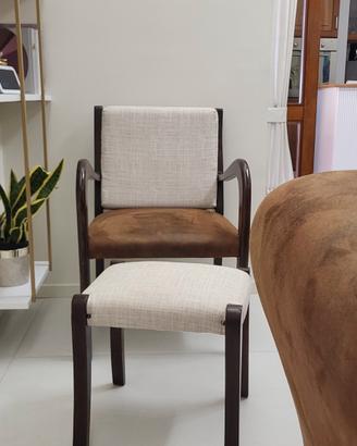 poltrona con sgabello 