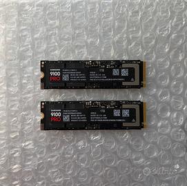 2X NUOVE Samsung 9100 PRO 1TB  + GARANZIA 5 Anni