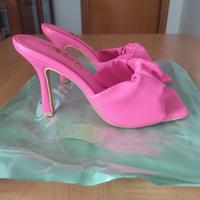 Sandalo donna mules fucsia n.36