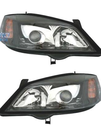 FARI XENON PER OPEL ASTRA G 97-04 FONDO NERO